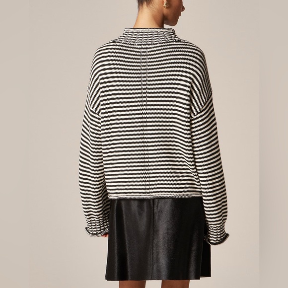 NWOT JCrew 2025 Rollneck™ sweater in stripe - Picture 7 of 9